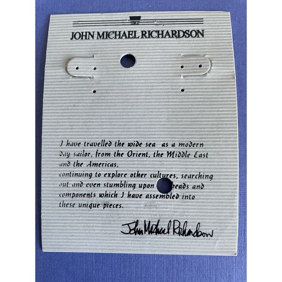 Vintage John Michael Richardson Cat with Dangling Fish Brooch - Picture 6 of 6